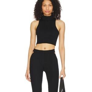 Camila Coelho Coyote Top Knit Open Back Tank Top